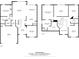 Detailed two-story floor plan outlining room dimensions, layout, and total square footage at 1035 Ivey Ct, Indian Land, SC 29707