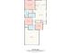 Detailed floor plan of the home, showcasing bedroom, bathroom, kitchen and living areas, with dimensions at 130 Slalom St, Statesville, NC 28677