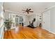 Multi-purpose bonus room with exercise equipment, and a door to an adjoining room at 141 Eastover Se Dr, Concord, NC 28025