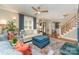 Cozy living room featuring stylish furniture, hardwood floors, and natural light at 141 Eastover Se Dr, Concord, NC 28025