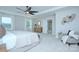 Large main bedroom with a light colored wall, neutral paint, and lots of natural light at 2000 Plainfield Dr, Bessemer City, NC 28016