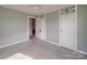 Bedroom featuring closets, ceiling fan and carpet at 201 Robinson Rd, Gastonia, NC 28056
