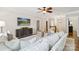 Bright living room showcasing hardwood floors, comfortable seating, and stylish decor at 2221 Kenmore Ave, Charlotte, NC 28204