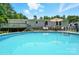 Back of home featuring an above ground pool and outdoor seating at 231 Valley View Dr, Clover, SC 29710