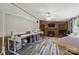 Spacious room featuring luxury vinyl plank flooring, a fireplace and craft area at 231 Valley View Dr, Clover, SC 29710