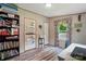 Bright office space with modern desk, lots of storage, and a window at 231 Valley View Dr, Clover, SC 29710