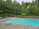 Enjoy a refreshing swim in this well-maintained community pool surrounded by lush greenery and lounge chairs at 2760 Berkhamstead Cir, Concord, NC 28027