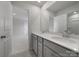 Bathroom featuring a double sink vanity and a mirror at 300 Kennerly Center Dr, Mooresville, NC 28115