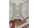 Grand foyer boasts a high ceiling, hardwood floors, chandelier, and a front door with decorative sidelights at 3068 River Rd, Shelby, NC 28152