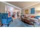 Comfortable living room that flows into the dining room, featuring stylish decor at 3318 Providence Hills Dr, Matthews, NC 28105