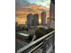 Bright sunrise over the city skyline at 333 W Trade St # 1304, Charlotte, NC 28202