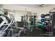 Spacious workout room offers a variety of equipment and mirrored walls at 333 W Trade St # 1304, Charlotte, NC 28202
