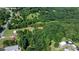 Beautiful aerial view captures vast wooded area with nestled houses and well-maintained lawn space at 3423 S Hwy 127 Hwy, Hickory, NC 28602