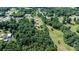 A beautiful aerial view showcases a neighborhood surrounded by lush greenery and rolling hills at 3423 S Hwy 127 Hwy, Hickory, NC 28602