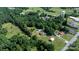 Aerial view of a property surrounded by lush greenery and nearby buildings, featuring multiple structures at 3423 S Hwy 127 Hwy, Hickory, NC 28602