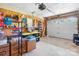 Spacious garage interior with an automatic door, shelving and visible storage at 3423 S Hwy 127 Hwy, Hickory, NC 28602