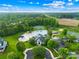 This aerial showcases the community clubhouse, pool, tennis courts, basketball court, and playground amenities for residents at 3938 Isenhour Rd, Kannapolis, NC 28081