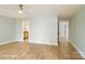 Spacious bedroom with hardwood floors and ensuite bathroom and large entryways at 449 Windward Dr, Davidson, NC 28036