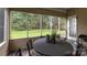Covered patio offers great views and a perfect place to relax or entertain guests at 4637 Willow Glen Rd, Harrisburg, NC 28075