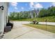 Expansive backyard with a playset, and privacy fence at 5113 Saddleback Dr, Mount Holly, NC 28120