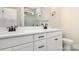 Bathroom features a double vanity, modern fixtures, and plenty of storage space at 5408 Unionville Brief Rd, Unionville, NC 28110