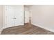 Bedroom features a large closet and neutral paint, providing a calming and spacious retreat at 5408 Unionville Brief Rd, Unionville, NC 28110