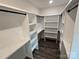 Spacious walk-in closet with custom shelving and ample storage space at 5408 Unionville Brief Rd, Unionville, NC 28110