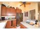 A delightful kitchen with stainless steel appliances, charming decor, and convenient counter space at 616 N Deal Ave, Newton, NC 28658