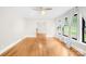 Bright living room featuring hardwood floors, white trim, and natural light at 7022 Lakeside Dr, Charlotte, NC 28215