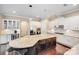 Spacious kitchen with granite countertops, stainless steel appliances, and a large central island at 8070 Clems Branch Rd, Indian Land, SC 29707