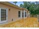 Wooden deck attached to tan house at 105 Stumpy Creek Rd, Mooresville, NC 28117