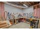Spacious workshop equipped with tools and storage, ideal for DIY projects at 117 Walking Horse Trl, Davidson, NC 28036
