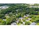 Aerial view of the neighborhood, featuring lush greenery and well-maintained homes at 1522 12Th Fairway Nw Dr, Concord, NC 28027