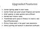 Information list showing upgrades to lighting, HVAC system, flex room, paint, and bathroom at 15515 Laverack Ln, Davidson, NC 28036
