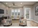 Inviting living space with hardwood floors, decorative chairs, a comfortable sofa and lots of natural light at 2011 Hamorton Pl, Charlotte, NC 28205