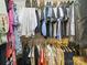 Organized closet showcasing shelving and hanging storage for clothes and shoes at 2026 Knell Dr, Charlotte, NC 28212