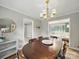 Charming dining area adjacent to living room, perfect for entertaining at 2026 Knell Dr, Charlotte, NC 28212