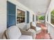 Inviting front porch with cozy seating, perfect for relaxing and enjoying the outdoors at 2112 Chatham Ave, Charlotte, NC 28205