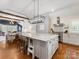 Gourmet kitchen featuring a large island, stainless steel appliances, and open layout at 2112 Chatham Ave, Charlotte, NC 28205