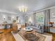 Elegant living room featuring hardwood floors, designer furniture, and stylish decor at 2112 Chatham Ave, Charlotte, NC 28205