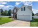 Beautiful home with a two-car garage, manicured lawn, brick accents and a welcoming entrance at 220 Otman Ct, Rock Hill, SC 29732