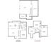 Detailed floor plan showcasing the layout of the house and room dimensions at 240 Hillcrest Dr, Harrisburg, NC 28075