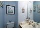 Stylish powder room with modern fixtures and decor at 240 Hillcrest Dr, Harrisburg, NC 28075