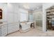 Elegant bathroom showcasing a freestanding tub, a glass-enclosed shower, and custom cabinetry at 266 Riverwood Rd, Mooresville, NC 28117