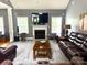 Spacious living room with fireplace, carpet and plenty of natural light at 3110 Richards Way Dr, Rock Hill, SC 29732