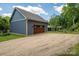 Detached two-car garage complements the house with ample driveway space at 409 S Grove St, Lincolnton, NC 28092