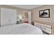 Well-lit bedroom with ample storage, neutral walls, and plush carpet; a cozy retreat for rest and relaxation at 508 Whitehead Ct # 328, Fort Mill, SC 29708