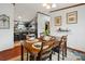Open dining area with a view of the kitchen, perfect for Gathering meals at 1007 W Cabaniss Rd, Shelby, NC 28150