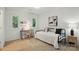 Cozy bedroom featuring a work desk, comfortable daybed, and natural light at 1035 Wexford Nw Pl, Concord, NC 28027