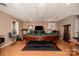 Finished basement area featuring a pool table, a bar, and room for entertaining at 161 Badin Lake Cir, New London, NC 28127